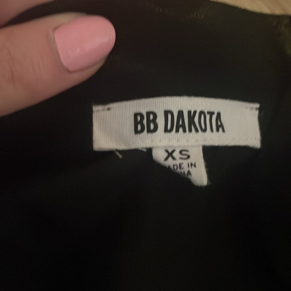Bb Dakota chiffon black dress - Picture 2 of 3